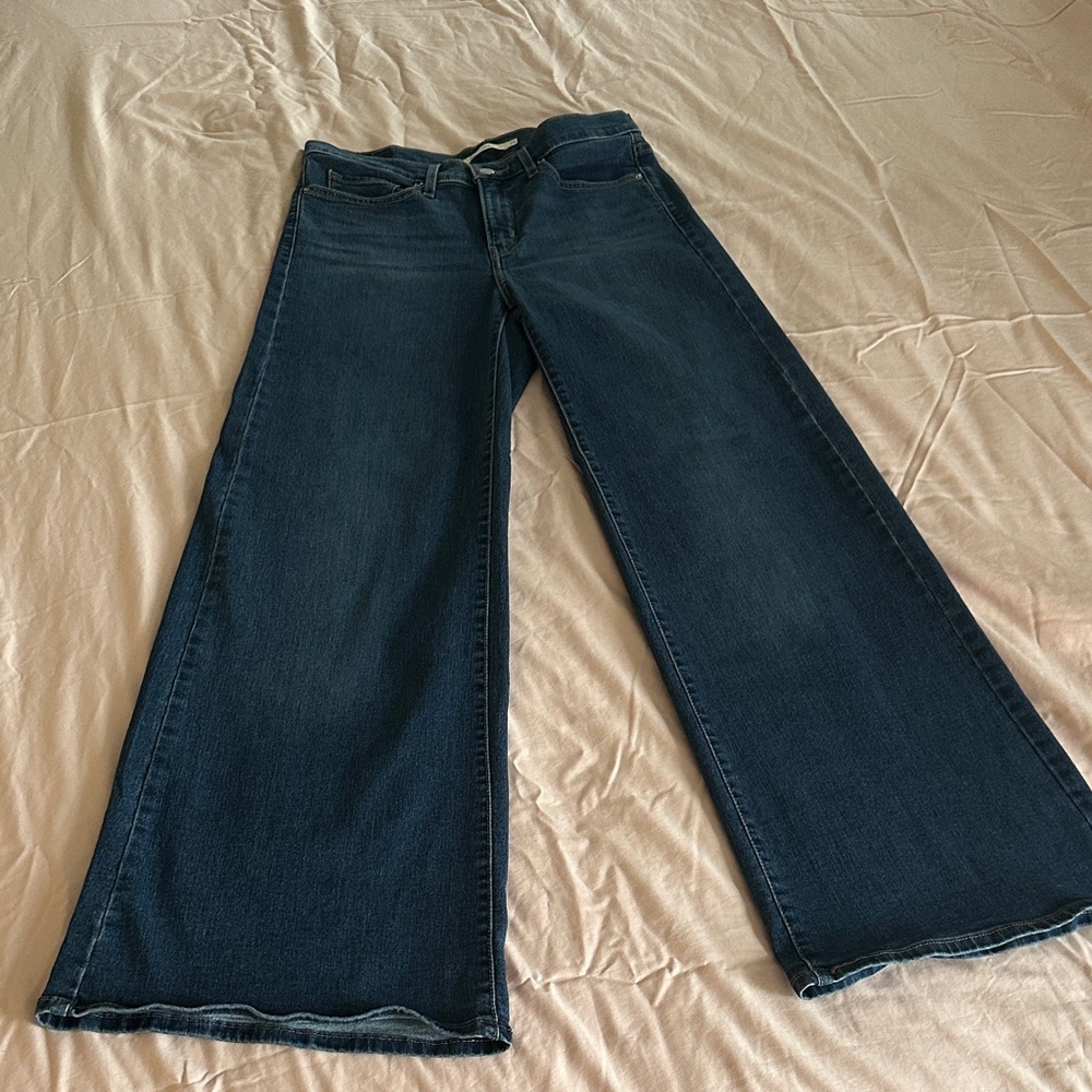 Levi's Dark Blue Flare Jeans